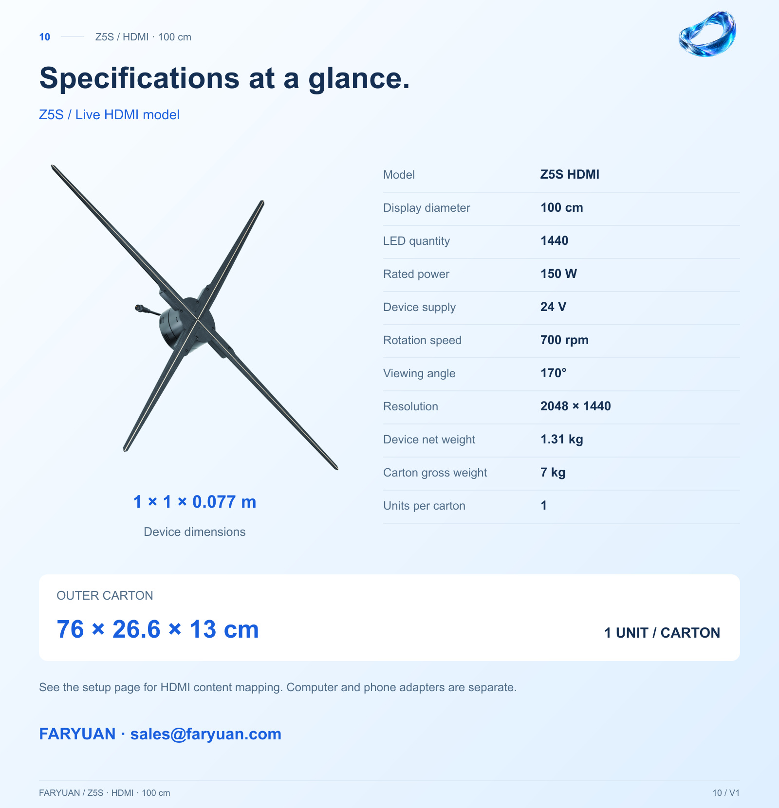 Z5S HDMI — product detail 5