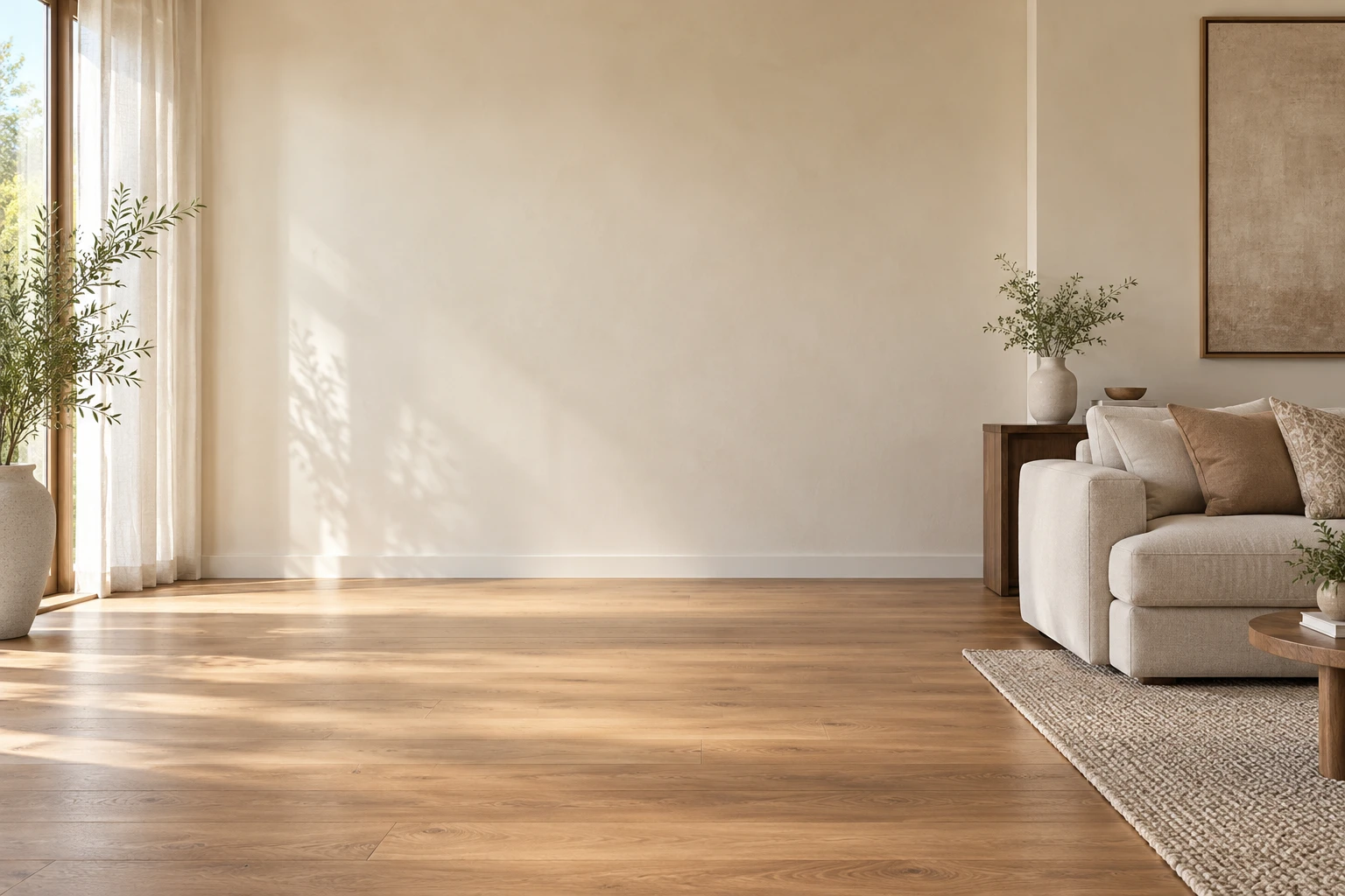 Warm home interior