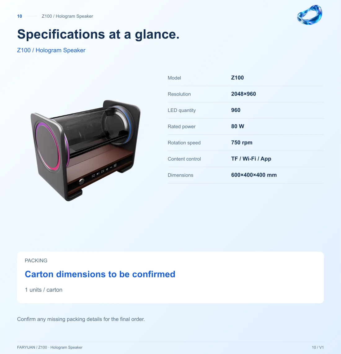 Z100 — product detail 5