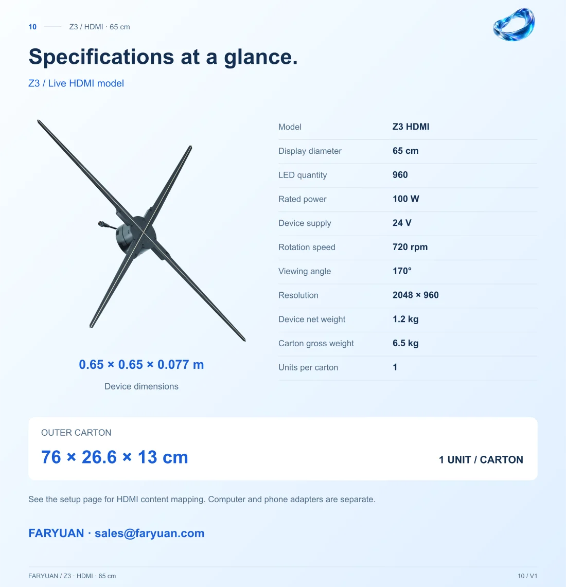 Z3 HDMI — product detail 5