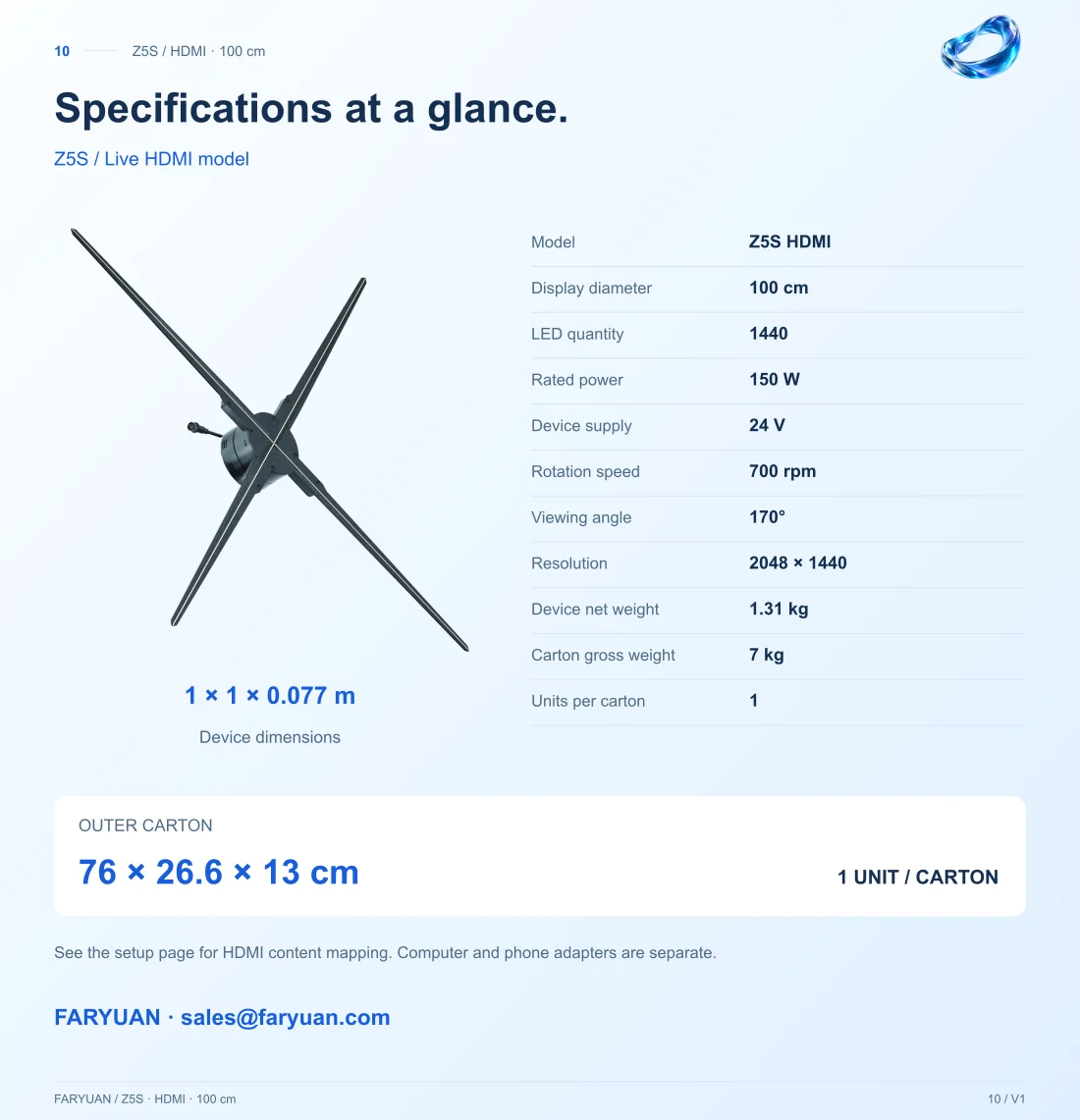 Z5S HDMI — product detail 5